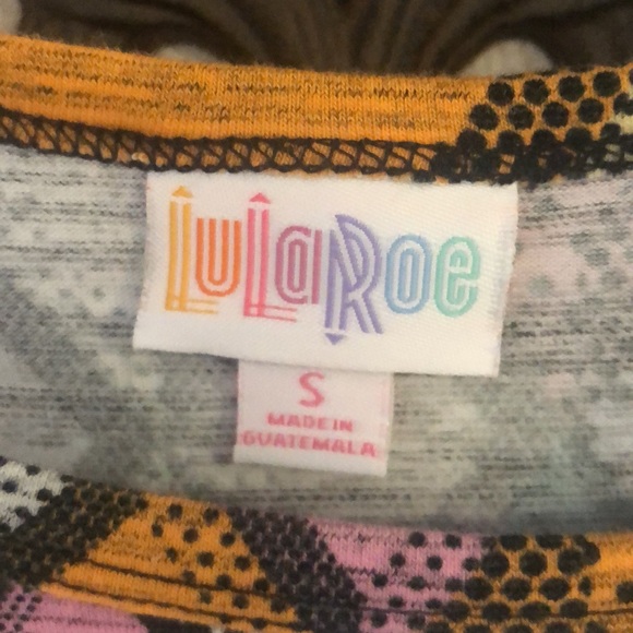 LuLaRoe Carley Swing Dress Casual Summer Easter Spring Beach Size S Hi Low - Picture 4 of 14